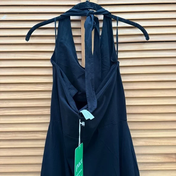 NWT Pact Elegant Black Halter Dress size medium - Picture 6 of 7